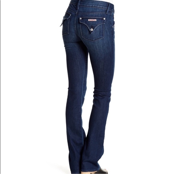 Hudson Beth Majesty Bootcut Jeans Dark Wash Size 24 Retro Western Rodeo Boho - Picture 2 of 15